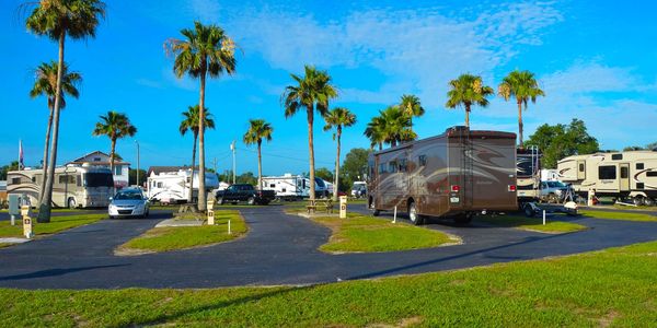 RV sites at Southern Ducks RV Resort